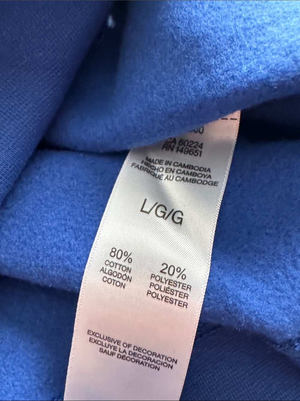 Esprit Women’s Crewneck Sweatshirt in Bright Blue - Picture 4 of 4